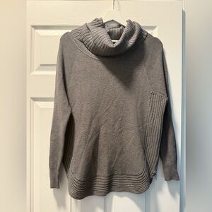 Vila Milano Charcoal Cowl Neck Sweater